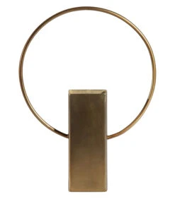 BePureHome Ring Vaas - Metaal - Antique Brass - 25x18x5