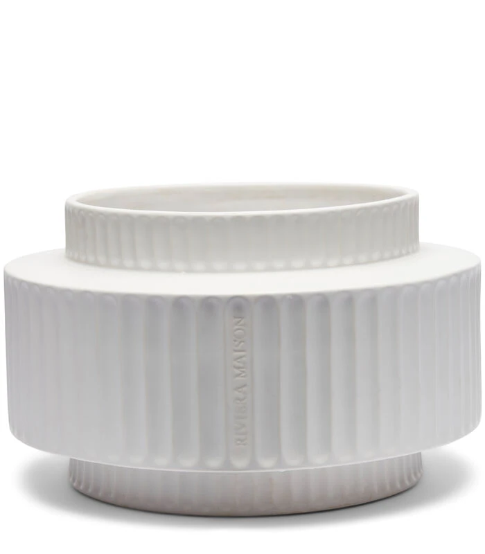 Plantenbak, Bloempot Groot En Rond - Aelous - Wit 3 Plantenbak, Bloempot Groot En Rond - Aelous - Wit