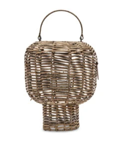 Lantaarn Rustic Rattan Herringbone Naturel