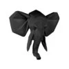 PRESENT TIME Wandhanger Origami Elephant - Polyresin Mat Zwart - 45x39,5x14cm 1 PRESENT TIME Wandhanger Origami Elephant - Polyresin Mat Zwart - 45x39,5x14cm -INNO WINKEL 2fa212b5e4b248e28e610c4fd0040d9a