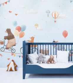 GENTLE FRIENDS Behang Wanddecoratie - Dieren En Ballonnen