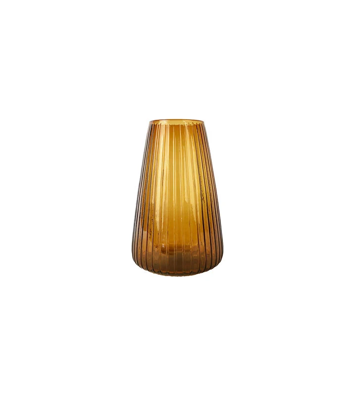 DIM Vaas Stripe Large Amber 3 DIM Vaas Stripe Large Amber