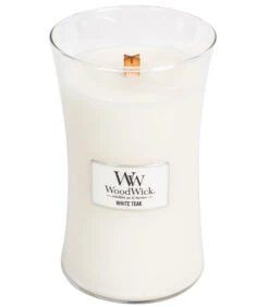 WoodWick Kaars White Teak Large Kaars