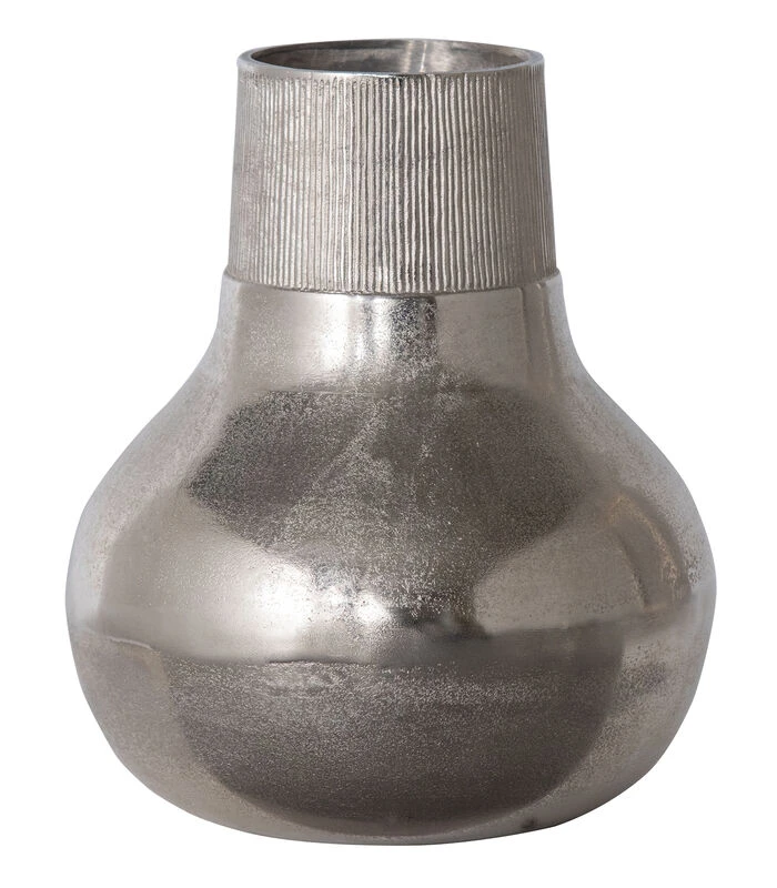 BePureHome Metal Vaas L - Metaal - Zilver - 36x30x30 3 BePureHome Metal Vaas L - Metaal - Zilver - 36x30x30