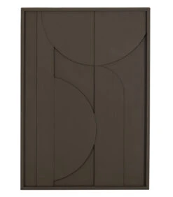 WOOOD Fiona Rechthoek Schilderij - Espresso - 100x70x5