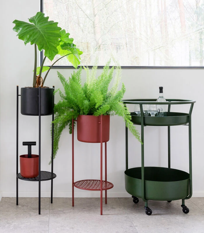 ENT Plantenstaander Medium Rood 7 ENT Plantenstaander Medium Rood - Afbeelding 5