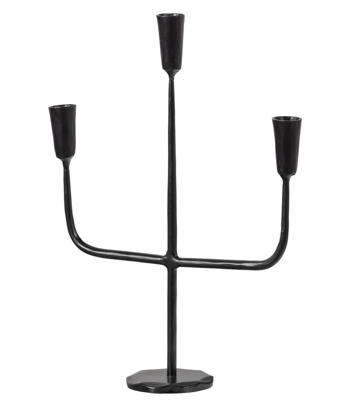 Exclusive Sean Kandelaar 3 - Metaal - Zwart - 40x29x10 5 Exclusive Sean Kandelaar 3 - Metaal - Zwart - 40x29x10 - Afbeelding 3