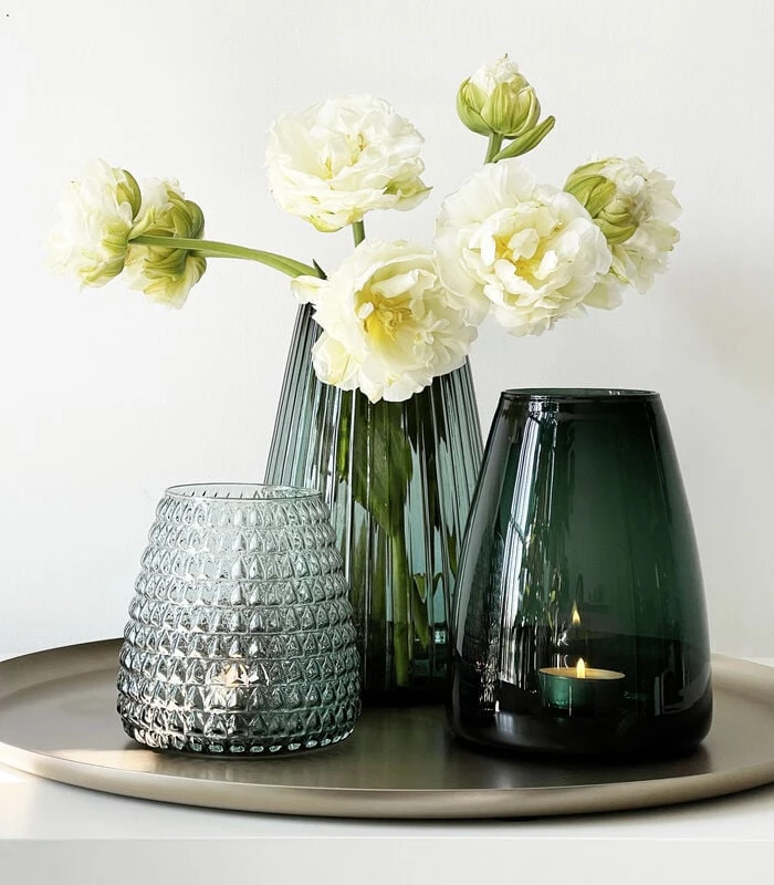 DIM Vaas Smooth Medium Groen 4 DIM Vaas Smooth Medium Groen - Afbeelding 2