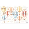 GENTLE FRIENDS Muursticker Kinderkamer - Luchtballonnen 64x40 Cm