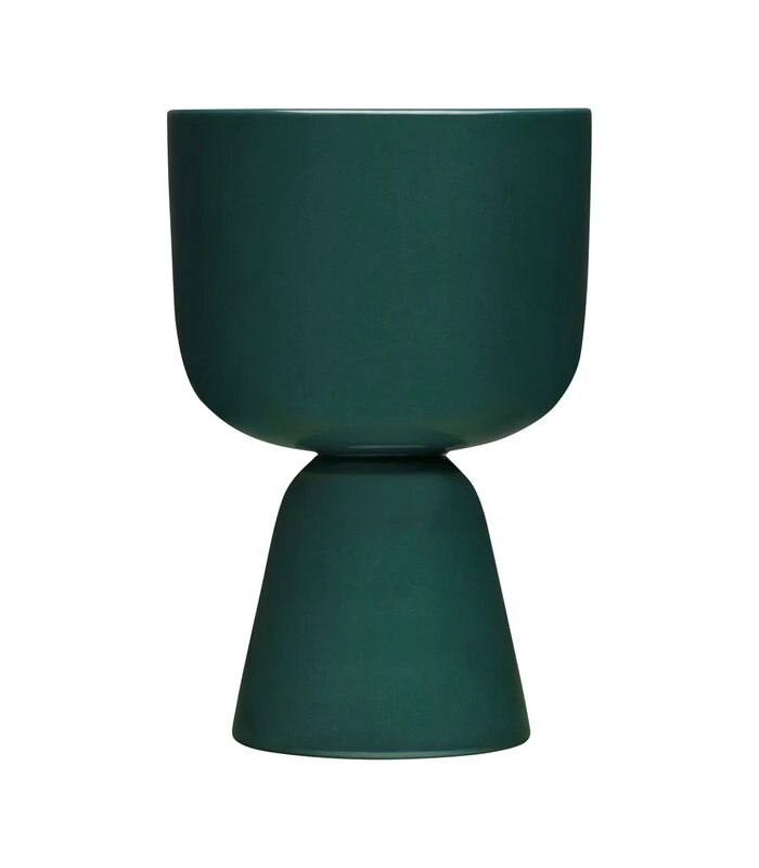 Iittala Nappula Bloempot 230x155mm Donkergroen 3 Iittala Nappula Bloempot 230x155mm Donkergroen