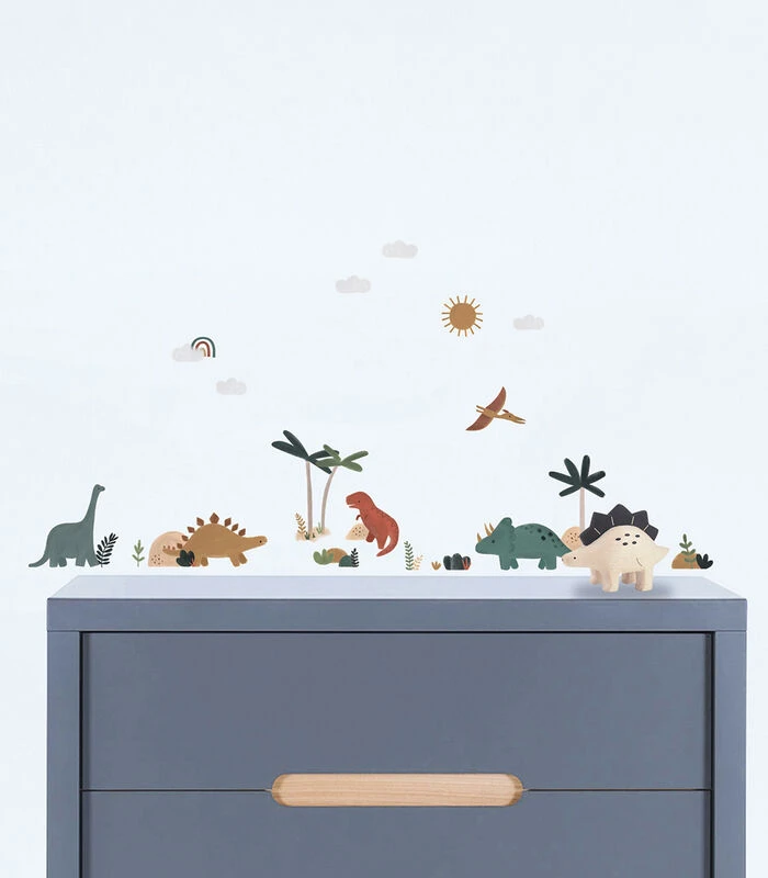 SUNNY Muursticker Kinderkamer - Dinosaurussen - 29,7 X 42 Cm 4 SUNNY Muursticker Kinderkamer - Dinosaurussen - 29,7 X 42 Cm - Afbeelding 2