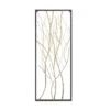 PRESENT TIME Muurkunst Branches - IJzer, Goud - 85x33x2cm