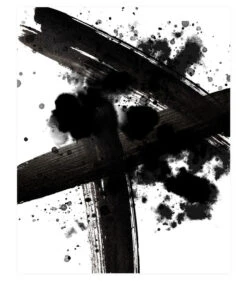 Exclusive Splashes & Stripes Poster - Papier - 45,5x65,5