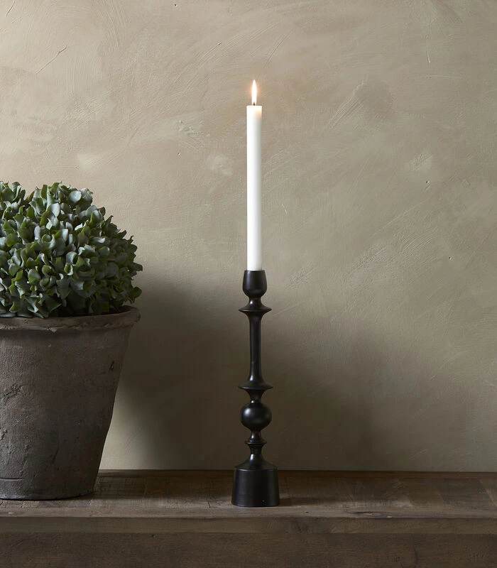 Kaarshouder Zwart, Kandelaar - Harley - Zwart 4 Kaarshouder Zwart, Kandelaar - Harley - Zwart - Afbeelding 2