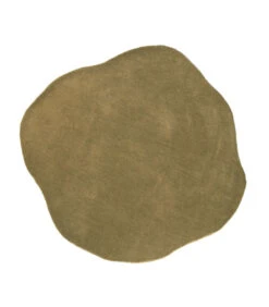 Leitmotiv Vloerkleed Organic Diamond - Mosgroen - 195x180cm