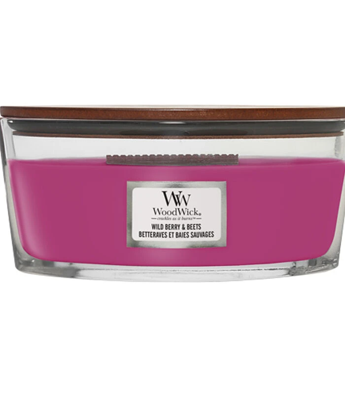 WoodWick Kaars Wild Berry & Beets Ellipse 3 WoodWick Kaars Wild Berry & Beets Ellipse