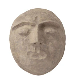 BePureHome Mask Wanddeco - Paper Mache - Bruin - 28x23x10