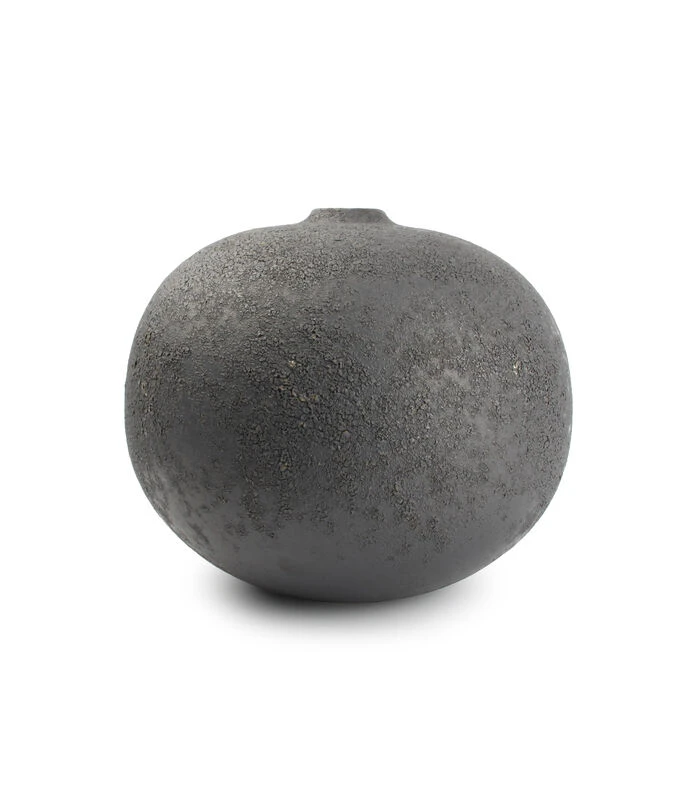 Vaas 23xH20cm Antraciet Bullet 4 Vaas 23xH20cm Antraciet Bullet - Afbeelding 2