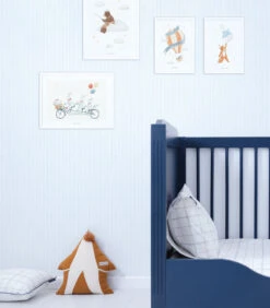 GENTLE FRIENDS Set Van 4 Kinderposter - Konijn Beer Vos Luchtballonnen -INNO WINKEL b846ec6fa11d4908b2ce949384e34b92