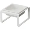 Yamazaki Pet Food Bowl Stand Single - Tower - White -INNO WINKEL c5640bbe71464191bb1422dc0aaefb33