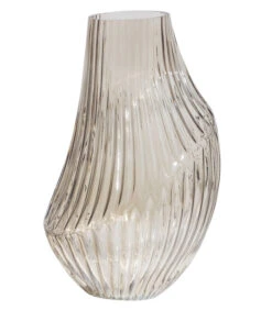 BePureHome Toot Vaas - Glas - Sepia - 35x21x21