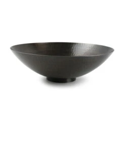 Sierschaal 34xH11cm Geborsteld Zwart Globe