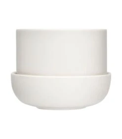 Iittala Nappula Bloempot Met Schotel Wit 170x130mm