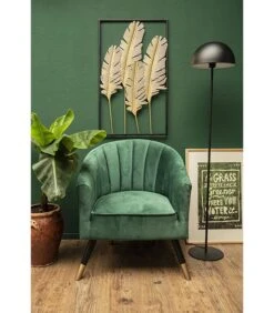 PRESENT TIME Muurkunst Feathers - IJzer, Goud - 89x53x1,5cm -INNO WINKEL d84e342fb54d495cb4931ec71fdb5631