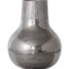 BePureHome Metal Vaas XL - Metaal - Zilver - 46x36x36
